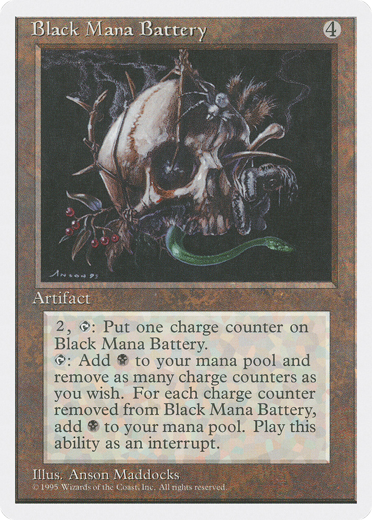 Black Mana Battery [Fourth Edition]-1