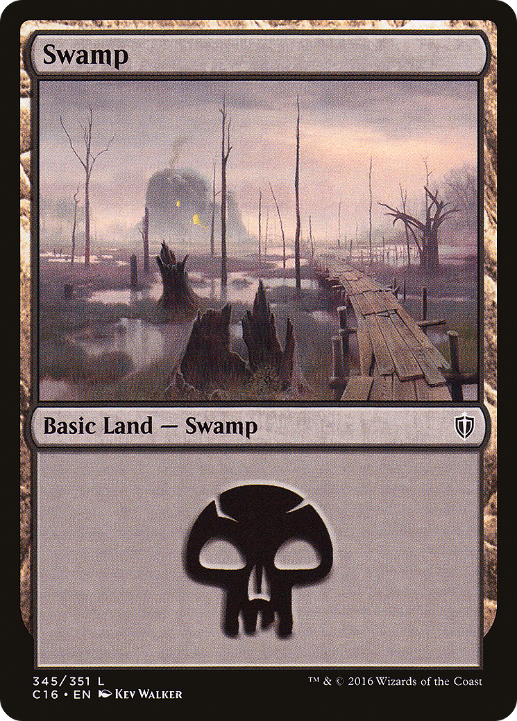 Swamp (345) [Commander 2016]-1
