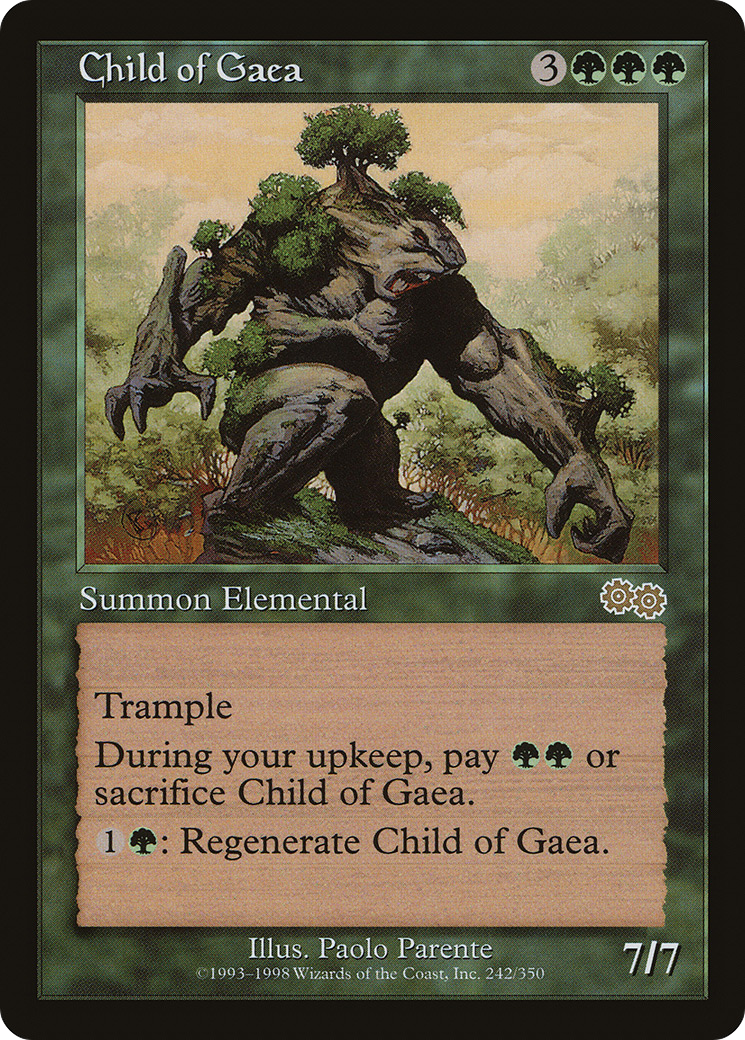 Child of Gaea [Urza's Saga]-1