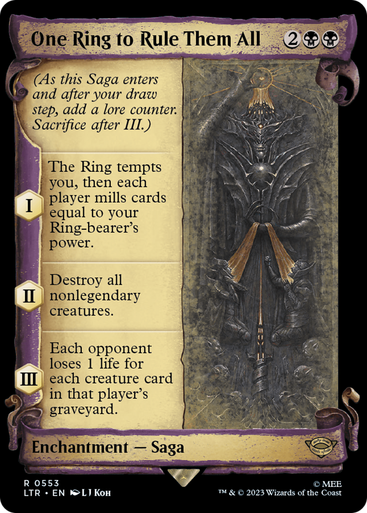 One Ring to Rule Them All [The Lord of the Rings: Tales of Middle-Earth Showcase Scrolls]-1