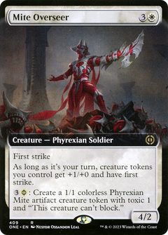 Mite Overseer (Extended Art) [Phyrexia: All Will Be One]-1