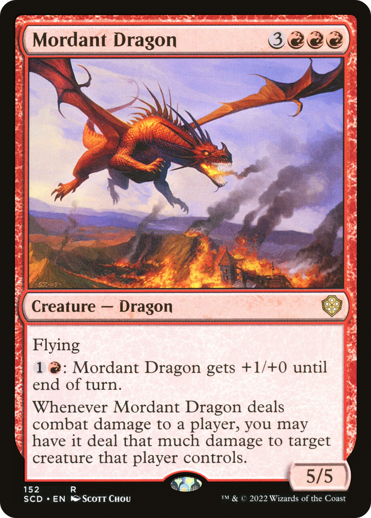 Mordant Dragon [Starter Commander Decks]-1
