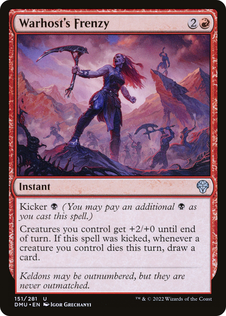 Warhost's Frenzy (DMU-151) - Dominaria United-1