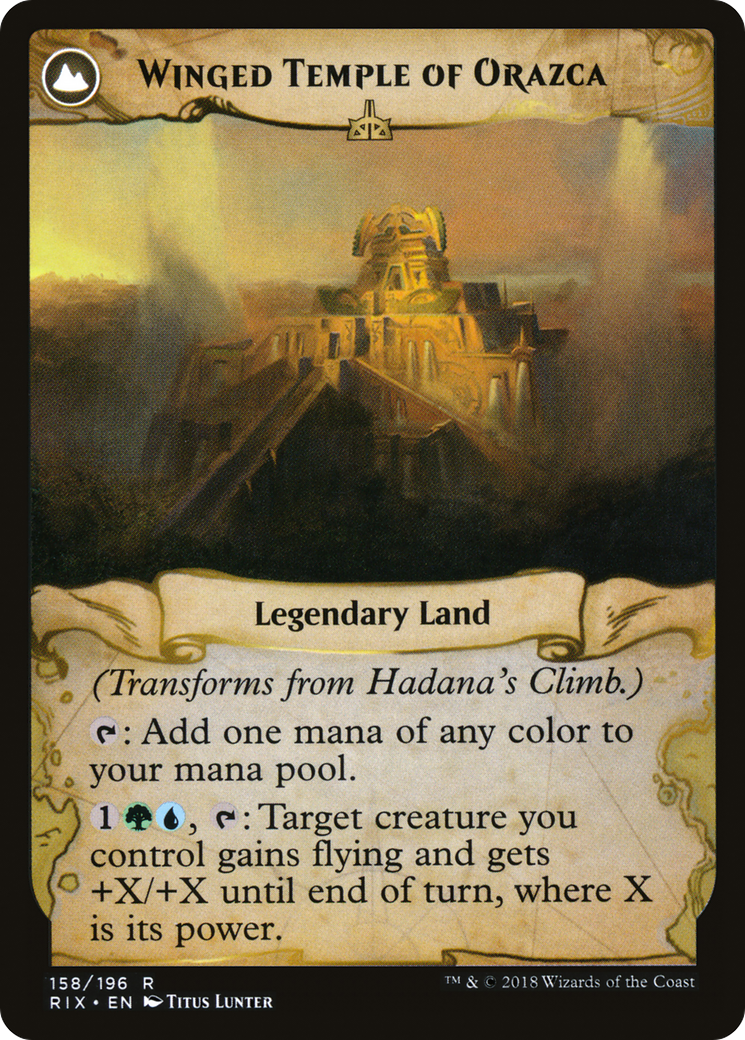 Hadana's Climb // Winged Temple of Orazca [Secret Lair: From Cute to Brute]-2