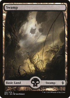 Swamp (261) (Full Art) [Battle for Zendikar]-1