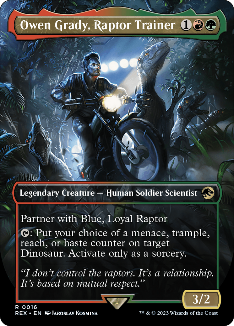 Owen Grady, Raptor Trainer (Borderless) [Jurassic World Collection]-1