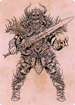 Sarevok, Deathbringer // Sarevok, Deathbringer (ACLB-050) - Battle for Baldur's Gate Art Series (Borderless) Foil-3