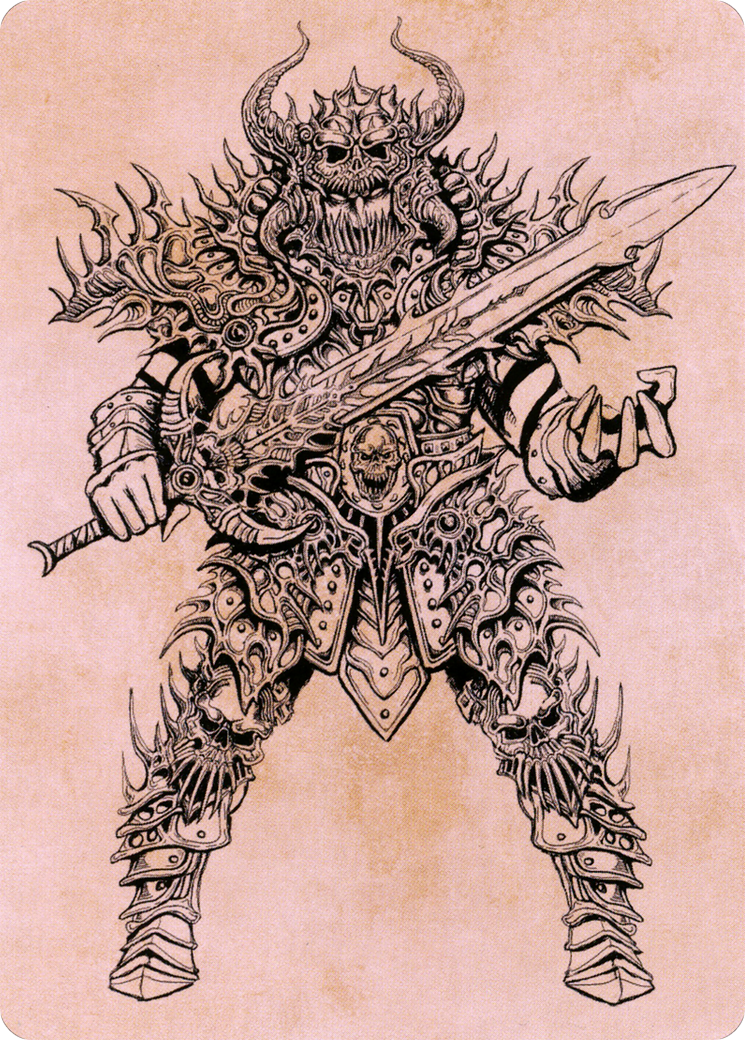 Sarevok, Deathbringer // Sarevok, Deathbringer (ACLB-050) - Battle for Baldur's Gate Art Series (Borderless) Foil-3