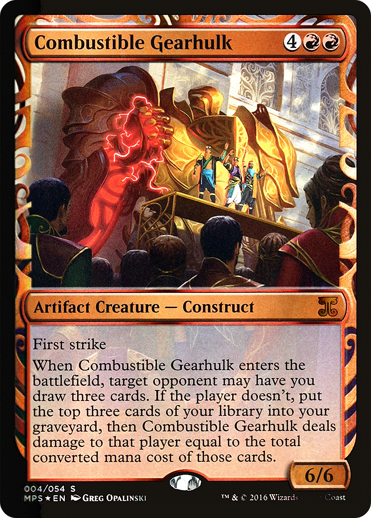 Combustible Gearhulk [Kaladesh Inventions]-1