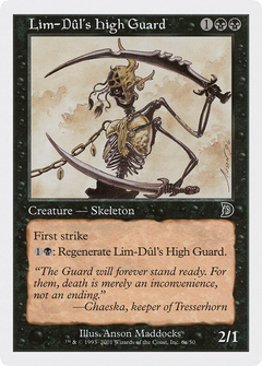 Lim-Dul's High Guard (Holding Sword) [Deckmasters]-1