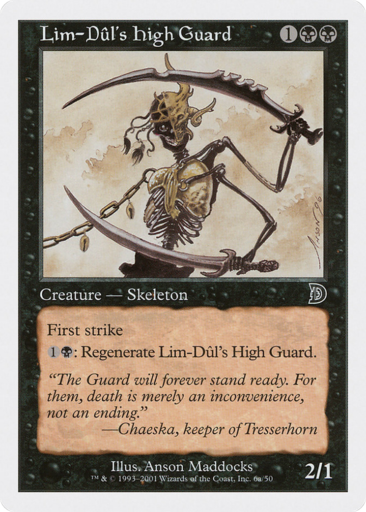 Lim-Dul's High Guard (Holding Sword) [Deckmasters]-1