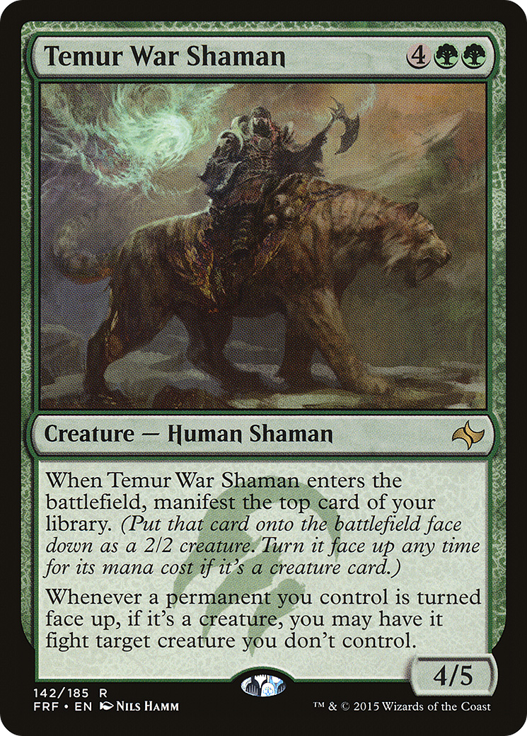 Temur War Shaman [Fate Reforged]-1