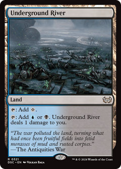 Underground River [Duskmourn: House of Horror Commander]-1