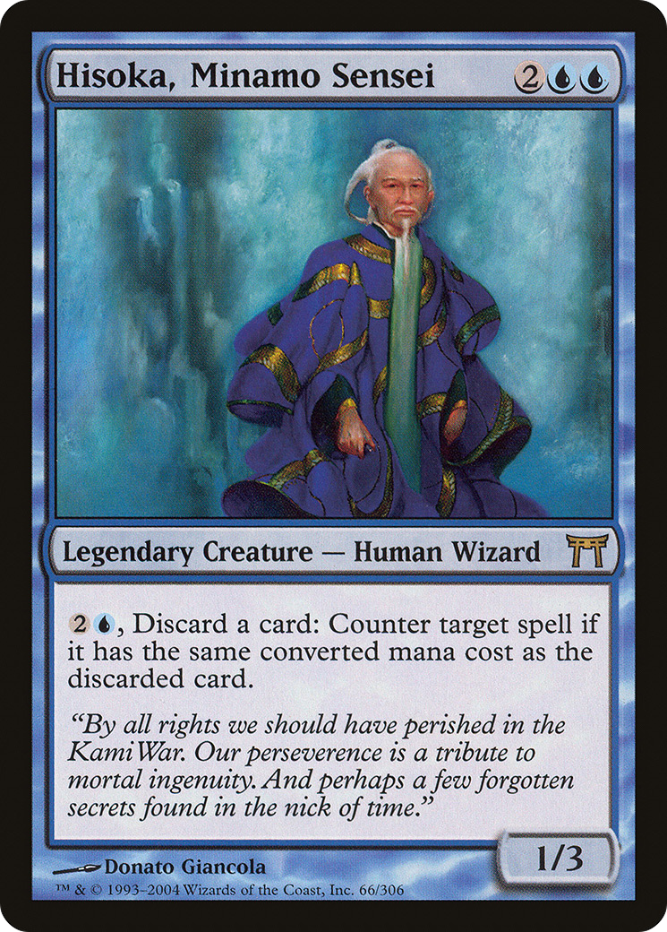 Hisoka, Minamo Sensei [Champions of Kamigawa]-1