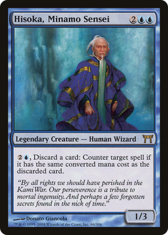 Hisoka, Minamo Sensei [Champions of Kamigawa]-1