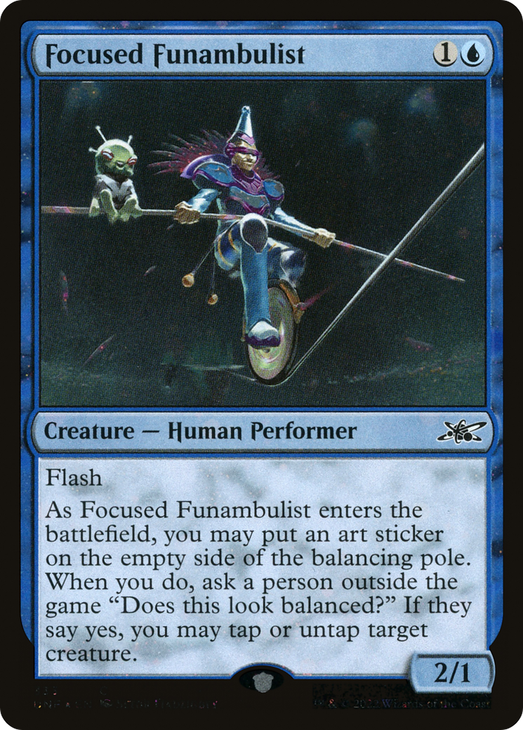 Focused Funambulist (Galaxy Foil) [Unfinity]-1