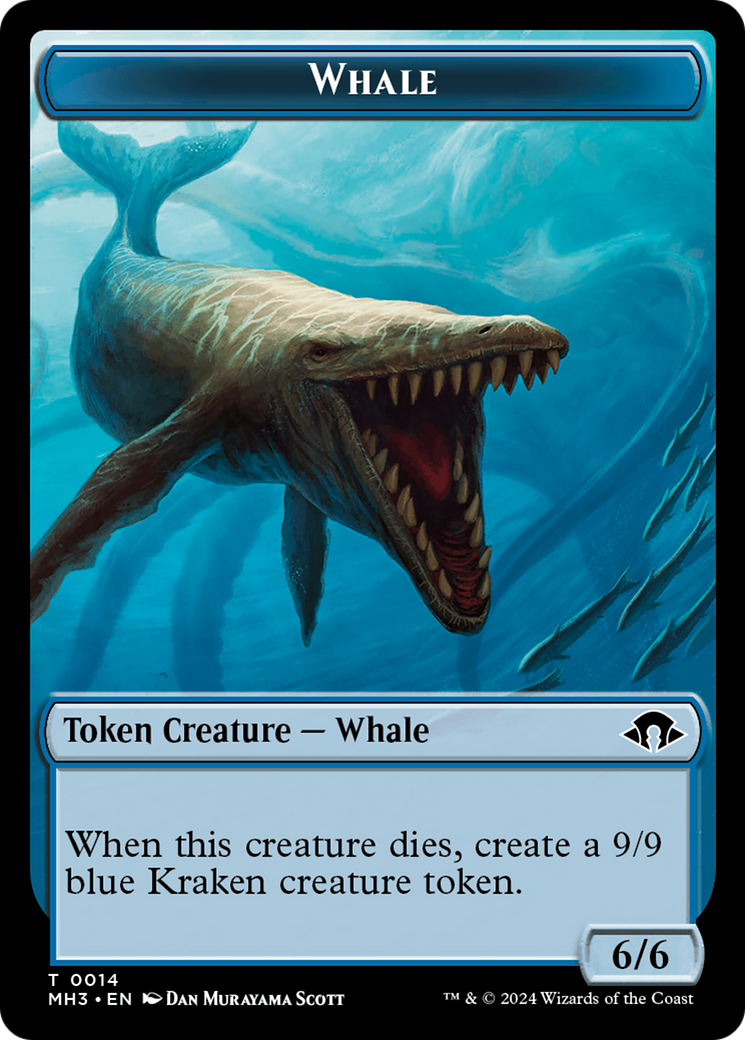 Eldrazi Spawn // Whale Double-Sided Token [Modern Horizons 3 Tokens]-2