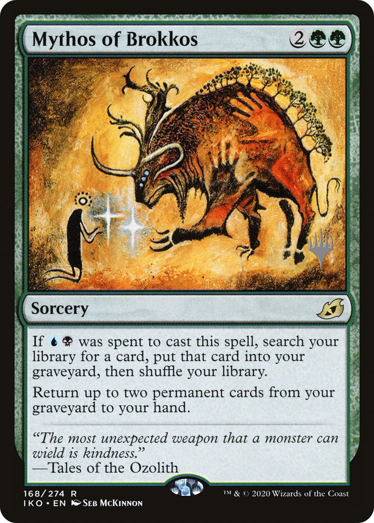 Mythos of Brokkos (Promo Pack) [Ikoria: Lair of Behemoths Promos]-1