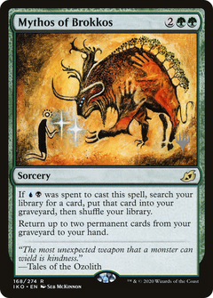 Mythos of Brokkos (Promo Pack) [Ikoria: Lair of Behemoths Promos]-1