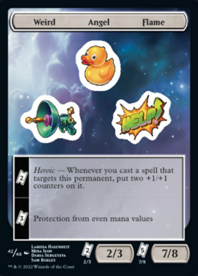 Weird Angel Flame [Unfinity Stickers]-1