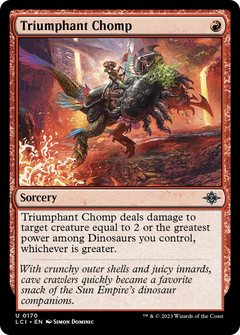 Triumphant Chomp [The Lost Caverns of Ixalan]-1