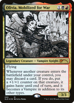 Olivia, Mobilized for War (Sketch) [Secret Lair Drop Promos]-1