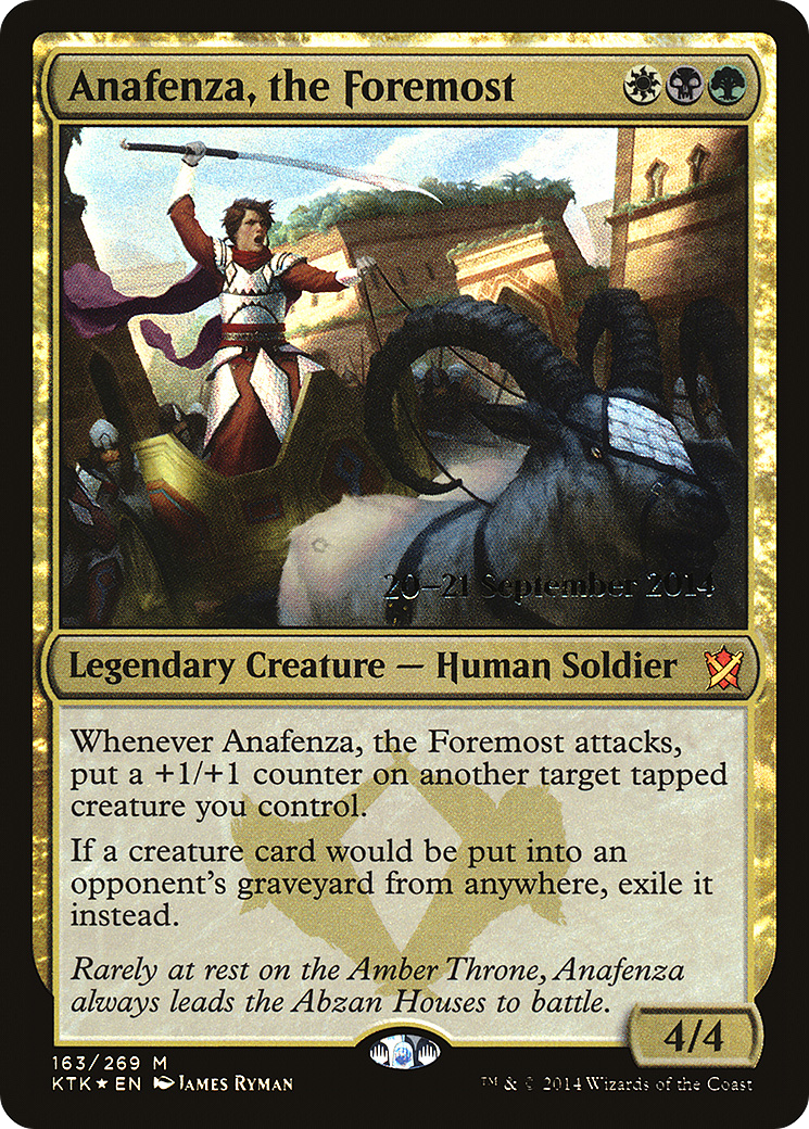 Anafenza, the Foremost [Khans of Tarkir Prerelease Promos]-1