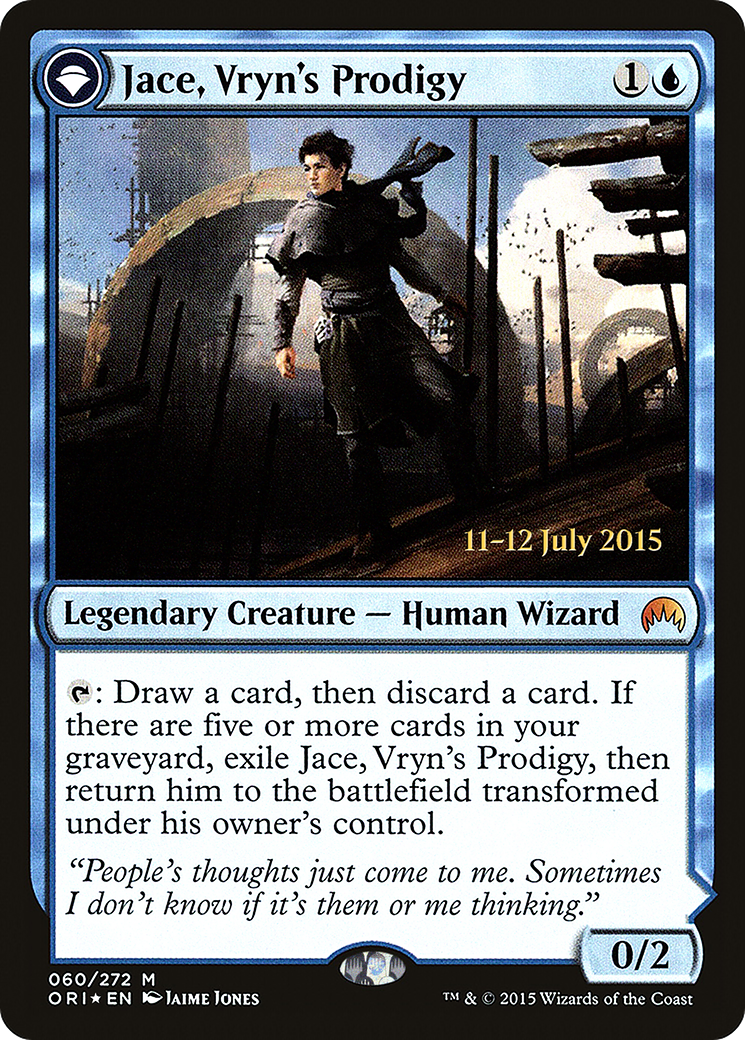 Jace, Vryn's Prodigy // Jace, Telepath Unbound [Magic Origins Prerelease Promos]-3