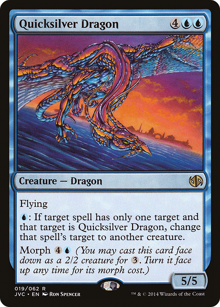 Quicksilver Dragon [Duel Decks Anthology]-1