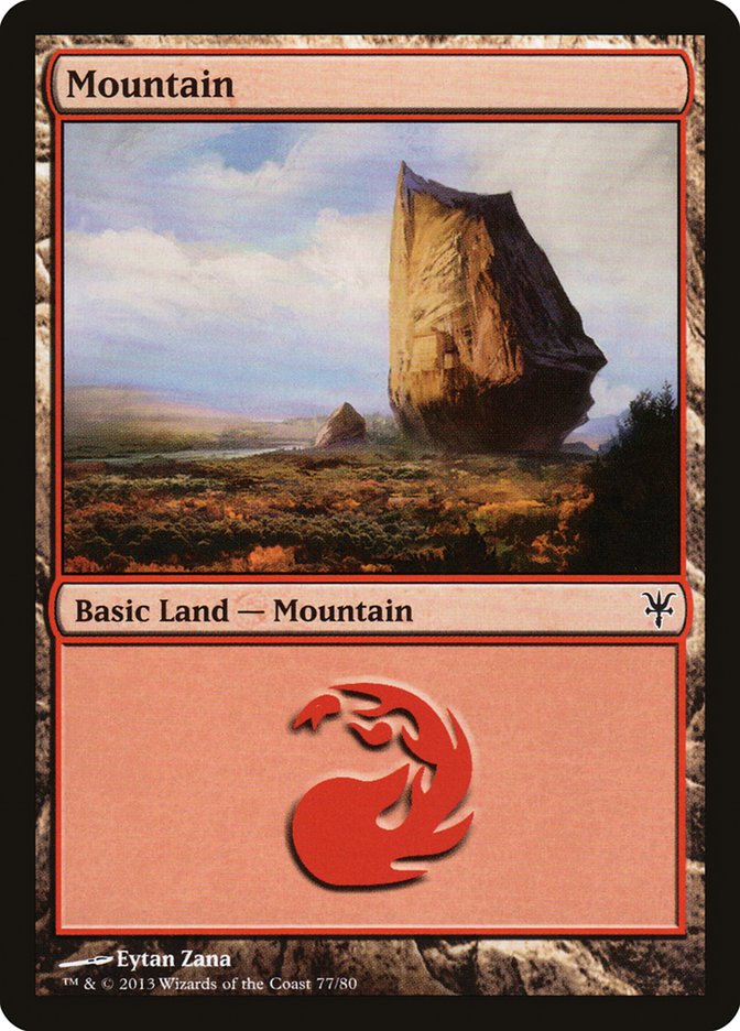 Mountain (77) [Duel Decks: Sorin vs. Tibalt]-2