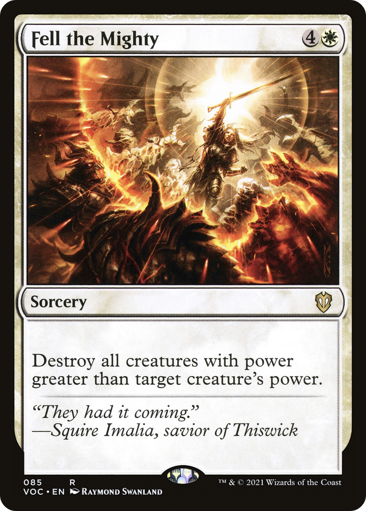 Fell the Mighty [Innistrad: Crimson Vow Commander]-1