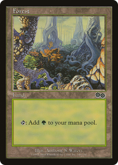 Forest (349) [Urza's Saga]-1