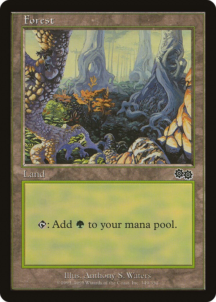 Forest (349) [Urza's Saga]-1