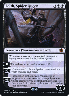Lolth, Spider Queen [Dungeons & Dragons: Adventures in the Forgotten Realms Prerelease Promos]-1
