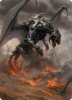 Scion of Draco Art Card [Modern Horizons 2 Art Series]-1