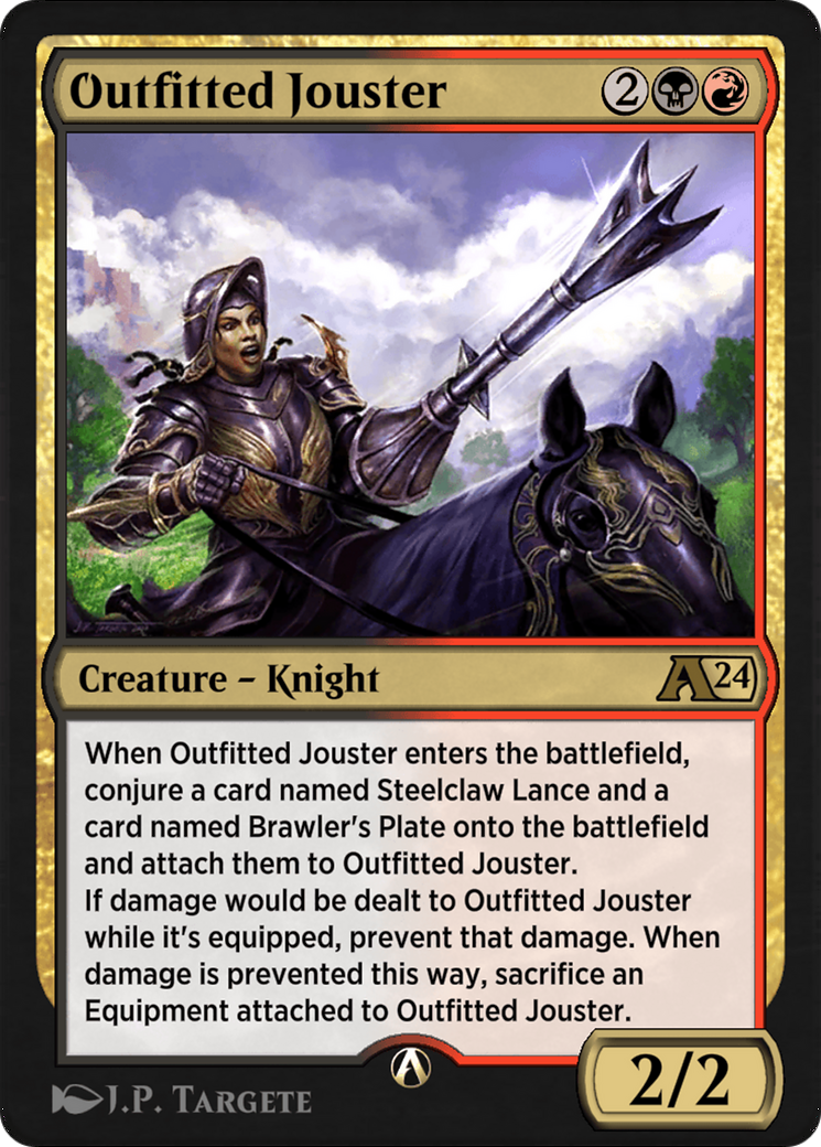 Outfitted Jouster (YWOE-022) - Alchemy: Wilds of Eldraine-1