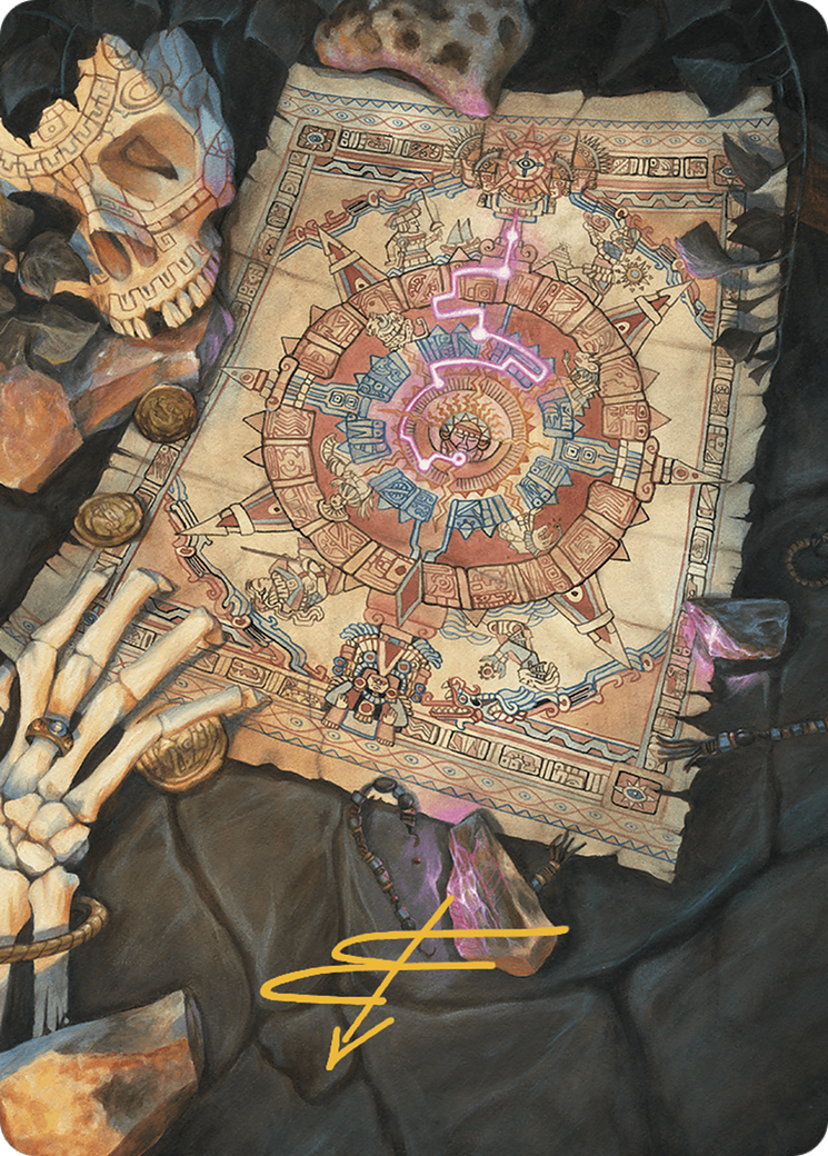 Map // Map (ALCI-068) - The Lost Caverns of Ixalan Art Series (Borderless) Foil-3