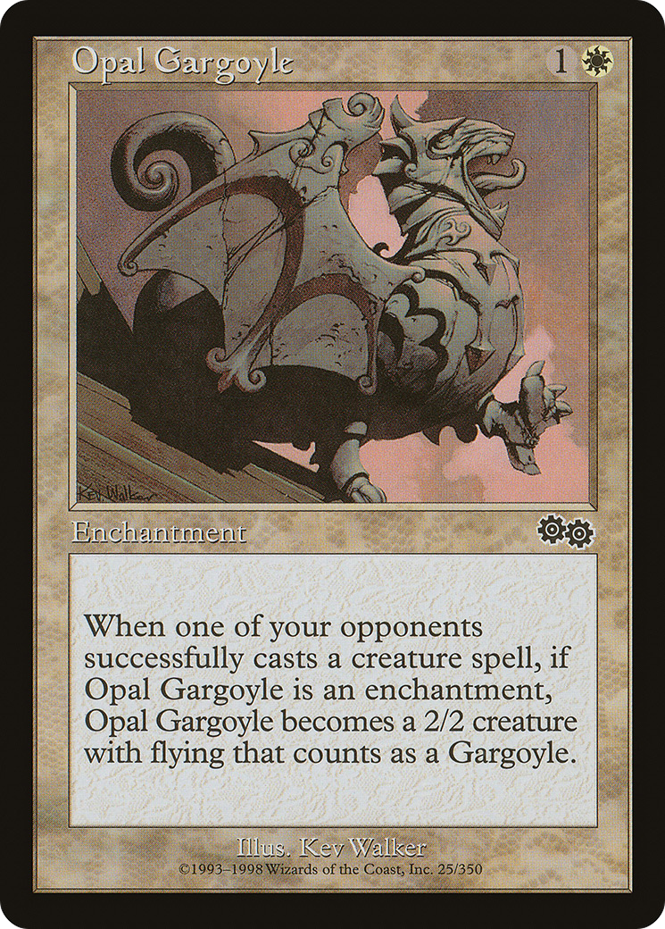 Opal Gargoyle [Urza's Saga]-1