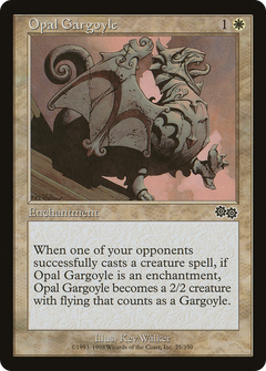 Opal Gargoyle [Urza's Saga]-1