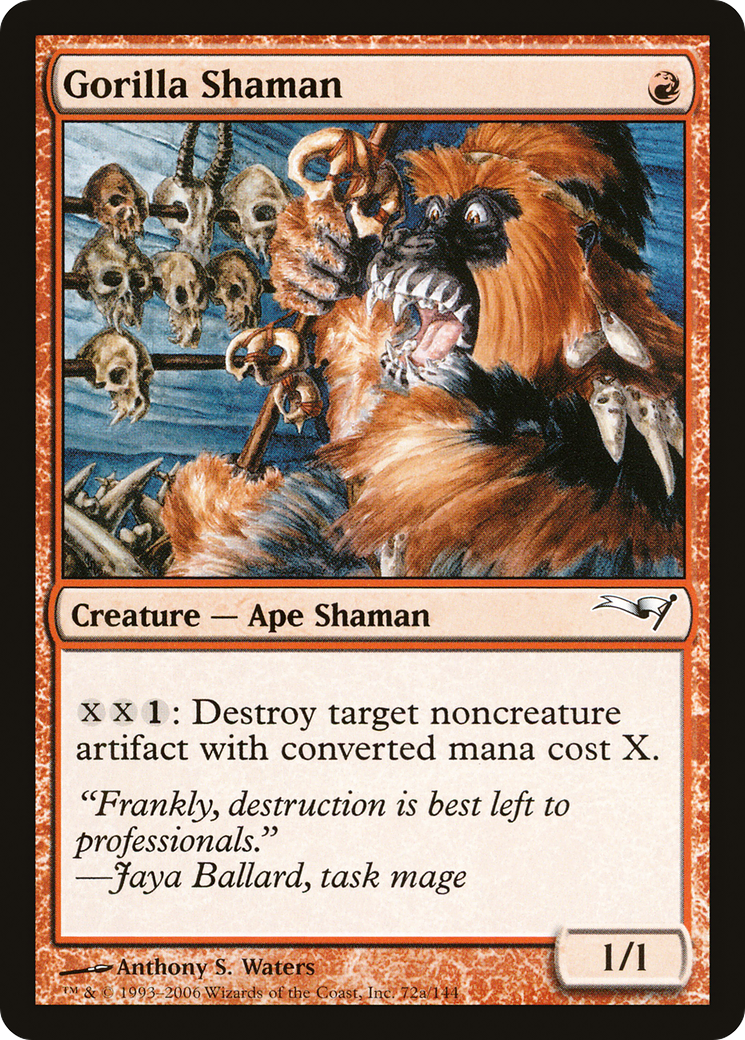 Gorilla Shaman [Coldsnap Theme Decks]-1