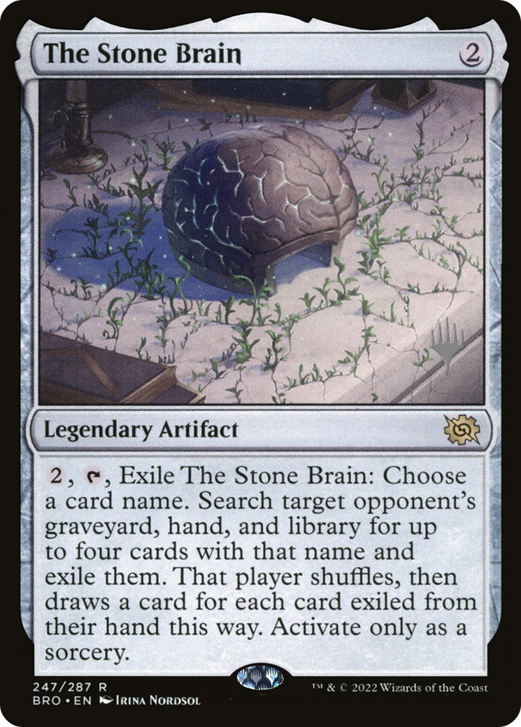The Stone Brain (Promo Pack) [The Brothers' War Promos]-1