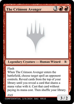 The Crimson Avenger (UNK-RR10) - Unknown Event-1