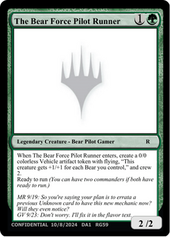 The Bear Force Pilot Runner (UNK-RG59A) - Unknown Event-1