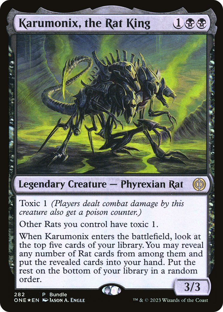 Karumonix, the Rat King (Bundle) [Phyrexia: All Will Be One]-1