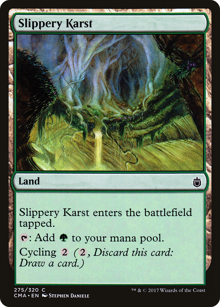 Slippery Karst [Commander Anthology]-1