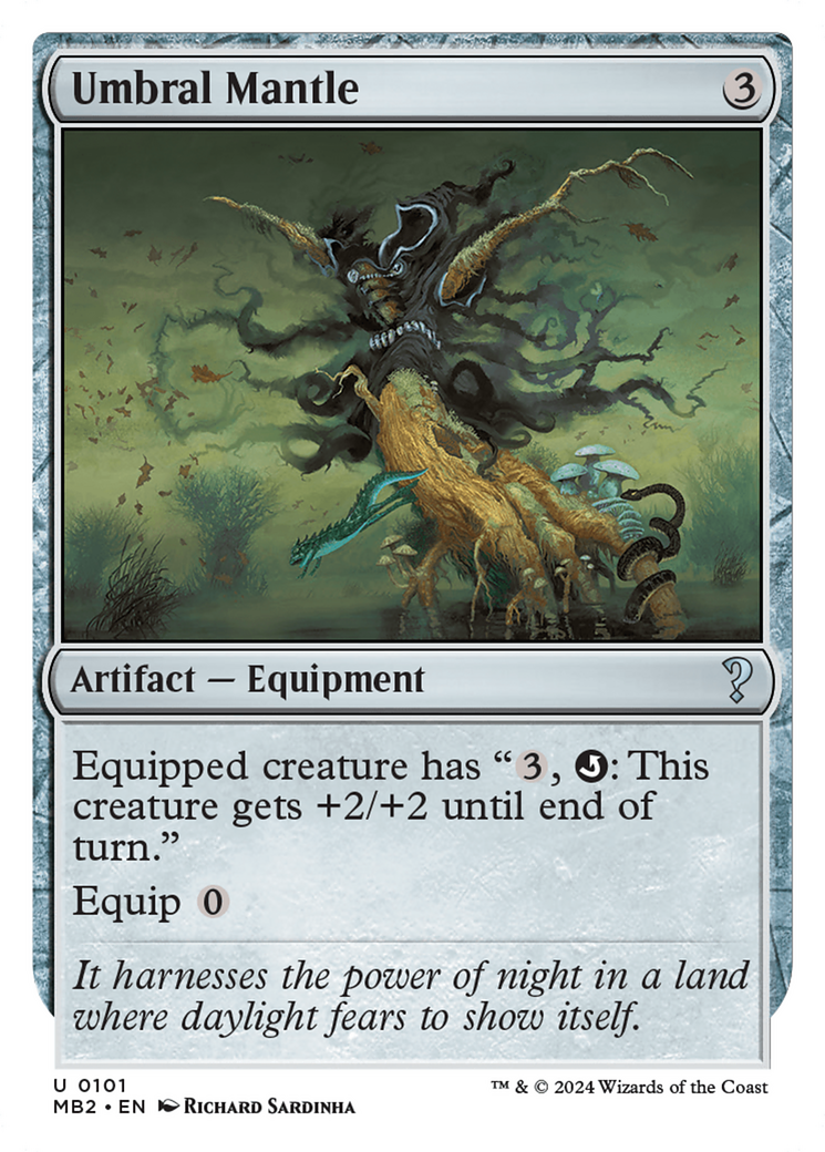 Umbral Mantle (White Border) (MB2-101) - Mystery Booster 2-1