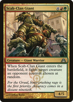 Scab-Clan Giant [Dragon's Maze]-1