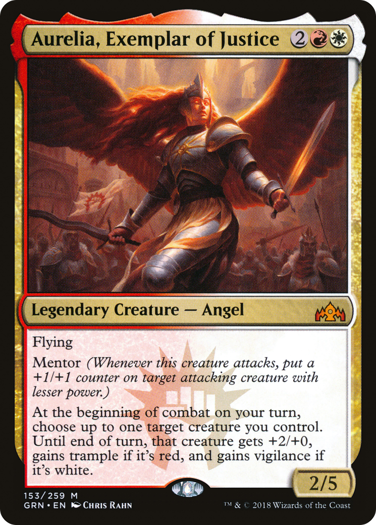 Aurelia, Exemplar of Justice [Guilds of Ravnica]-1