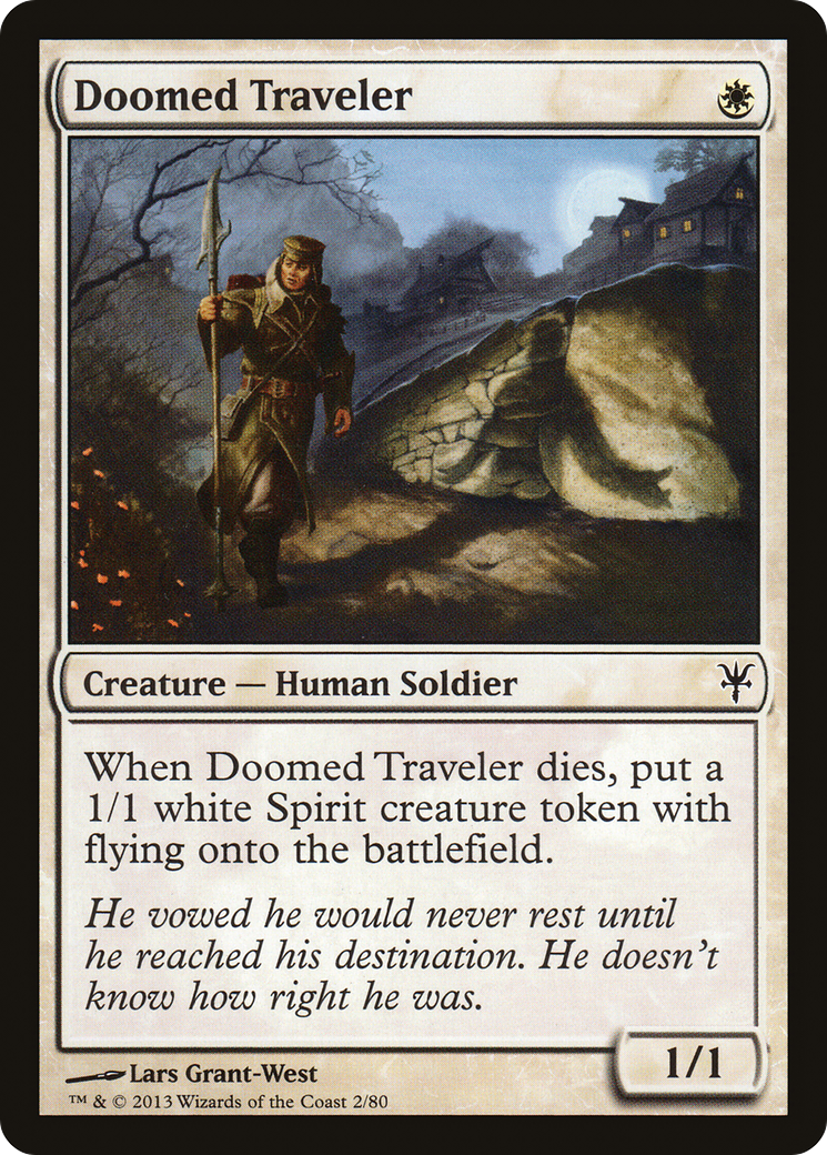 Doomed Traveler [Duel Decks: Sorin vs. Tibalt]-3