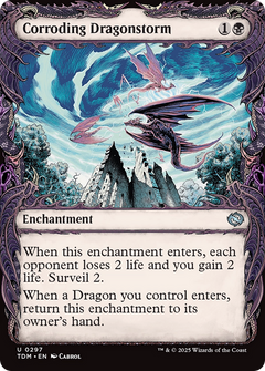 Corroding Dragonstorm (Showcase) [Tarkir: Dragonstorm]-1